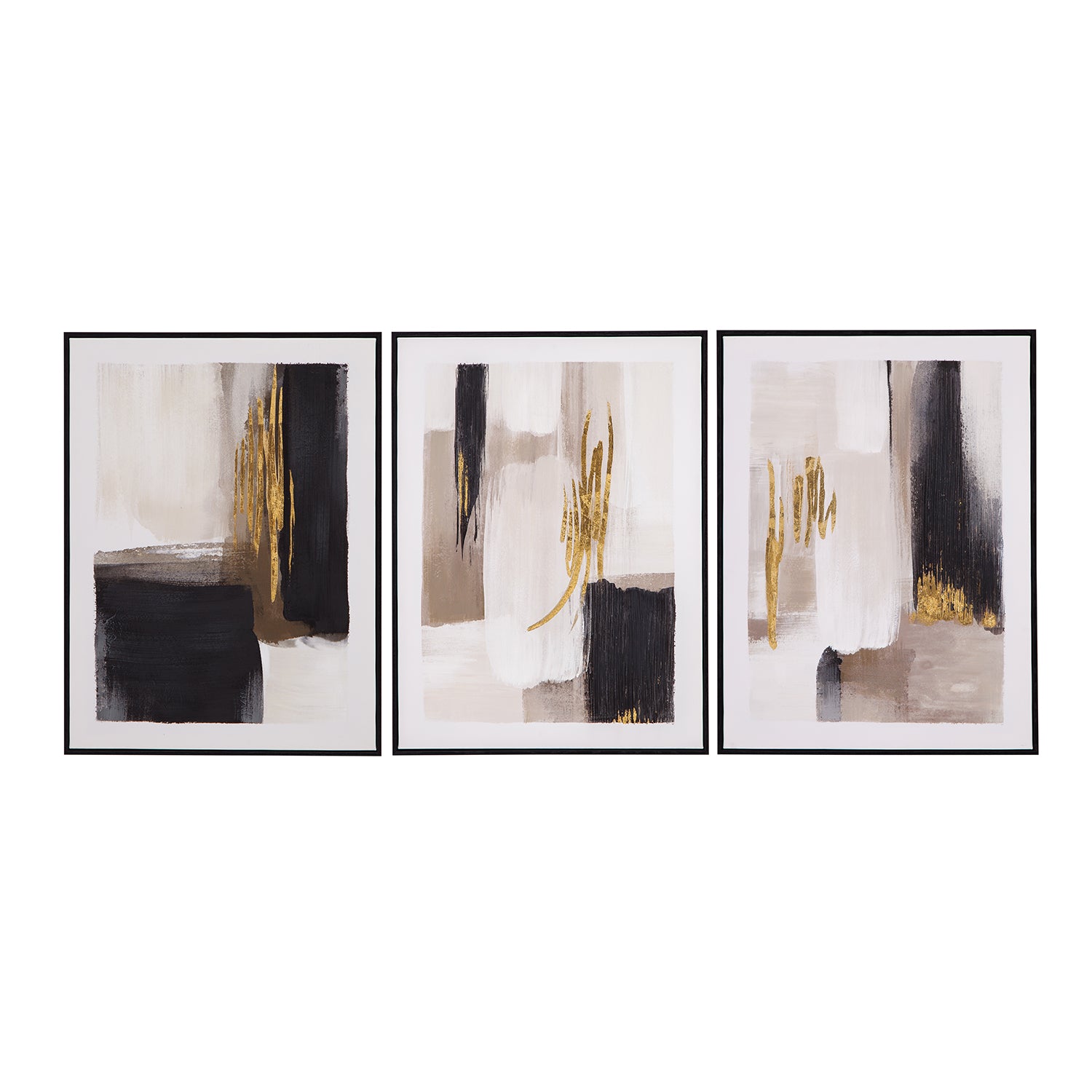 Bassett Mirror Journey Framed Canvas Set of 3