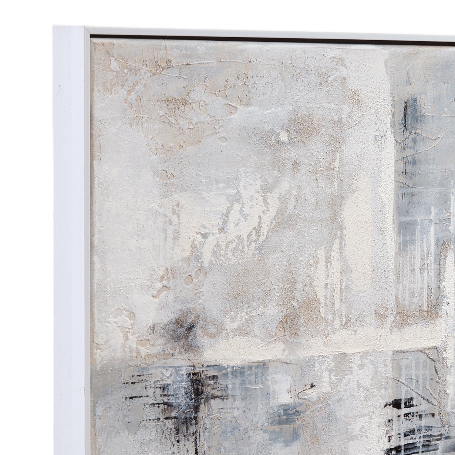 Bassett Mirror Gray Day Framed Canvas Art