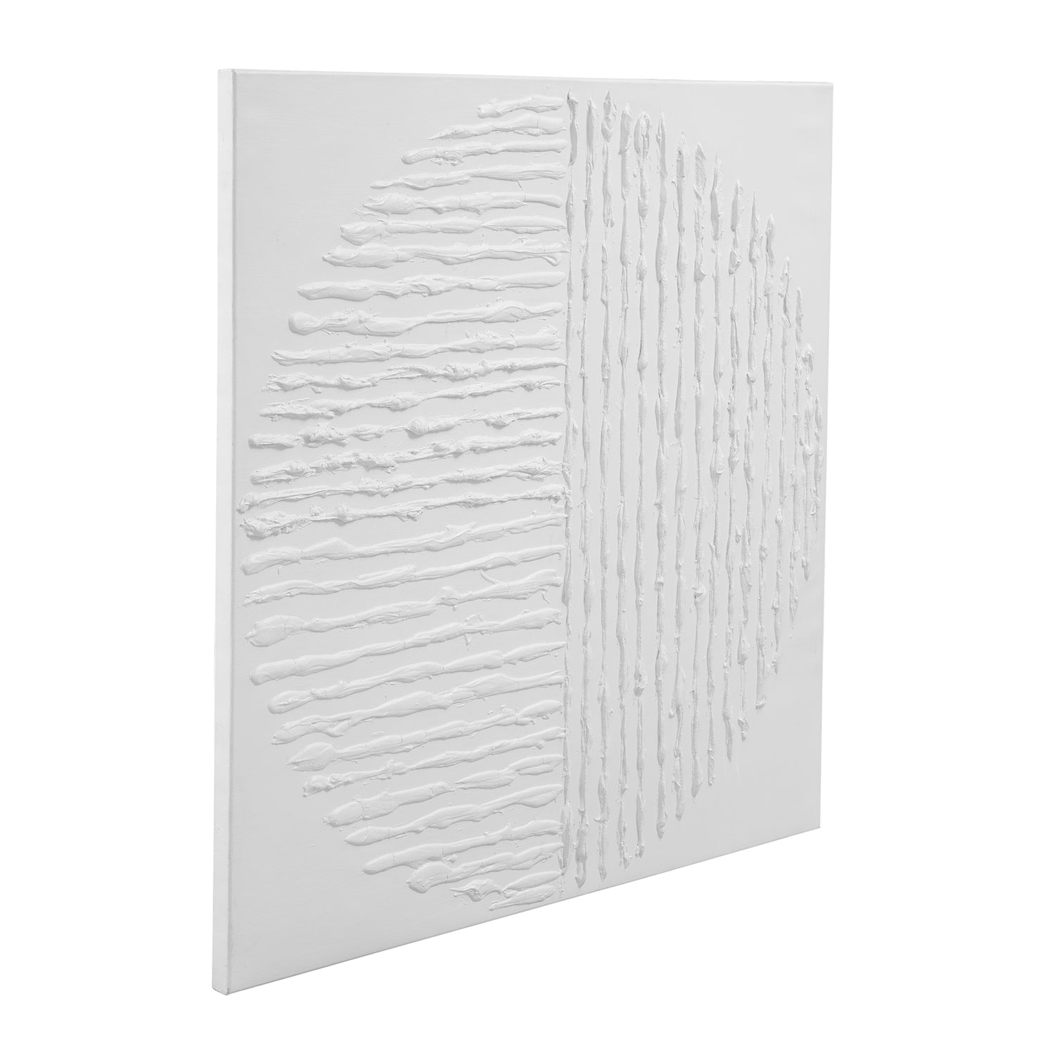 Bassett Mirror Textured Circle Canvas Art