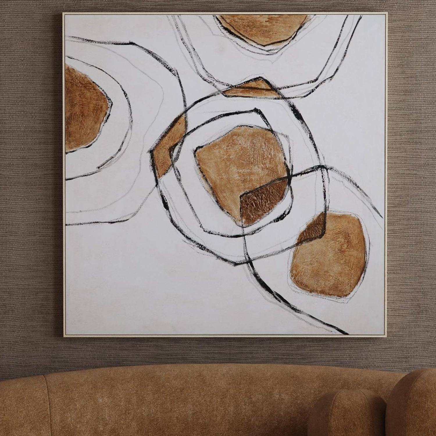 Bassett Mirror Rhetoric Framed Canvas