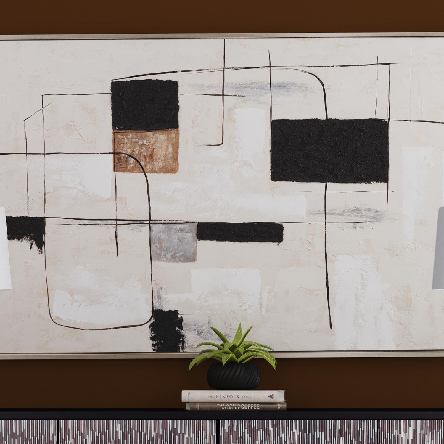 Bassett Mirror Quartershot Framed Canvas Art