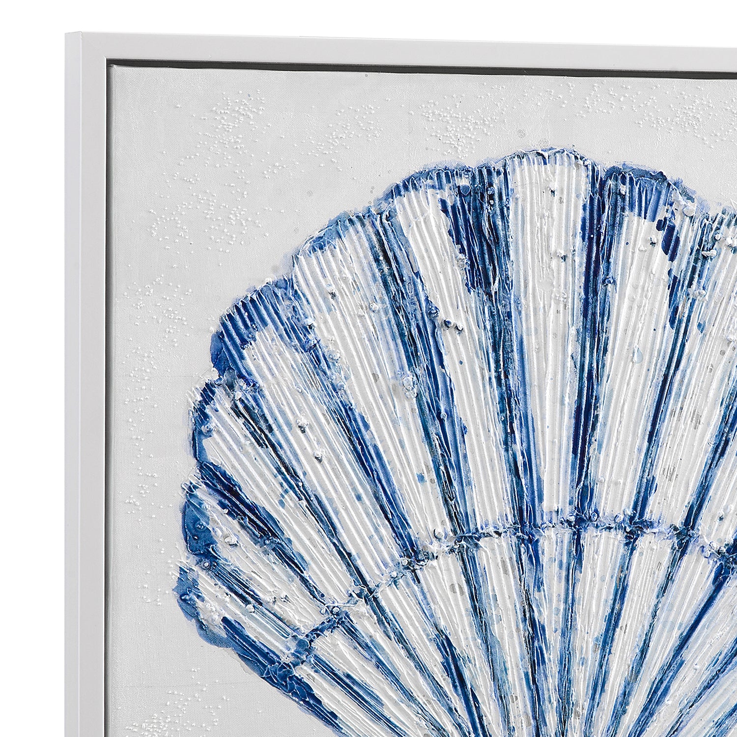 Bassett Mirror Shells Framed Canvas Art Set of 4