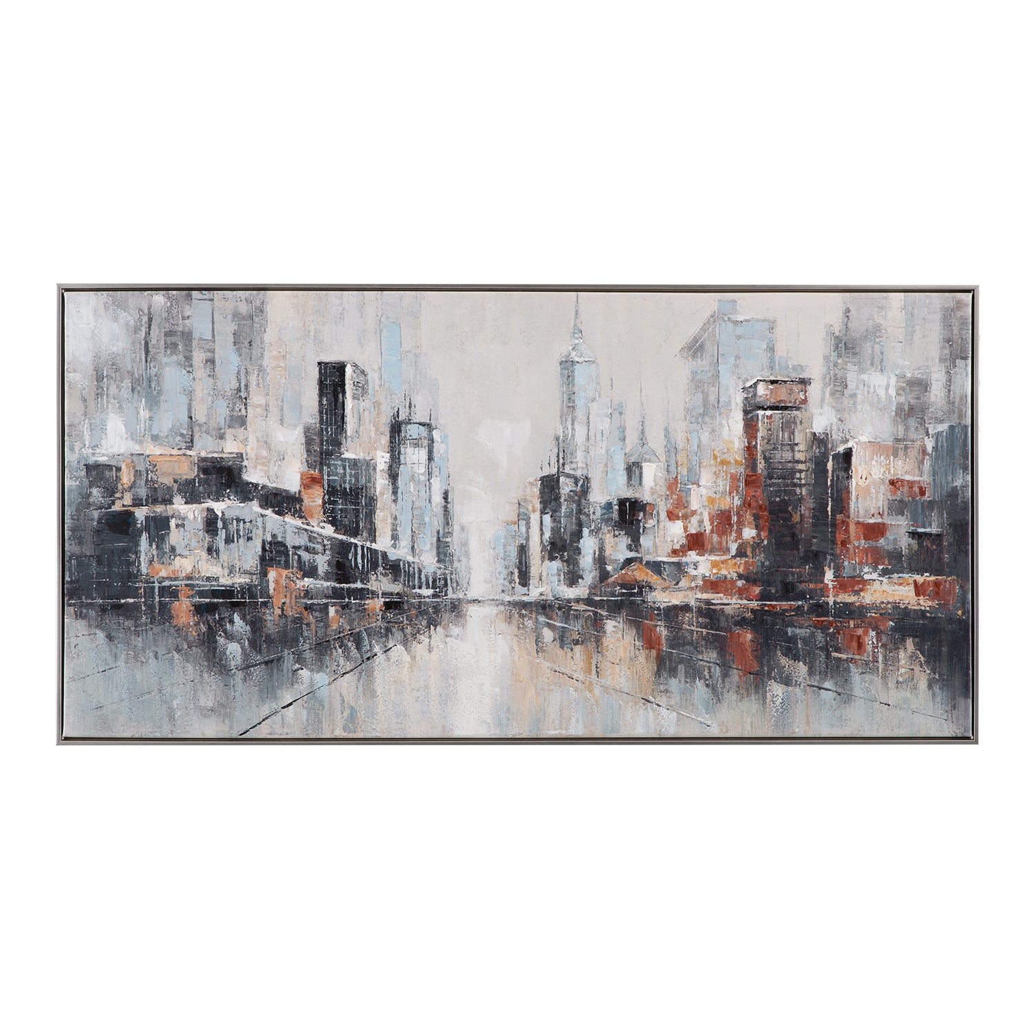 Bassett Mirror City Scape Framed Canvas Art