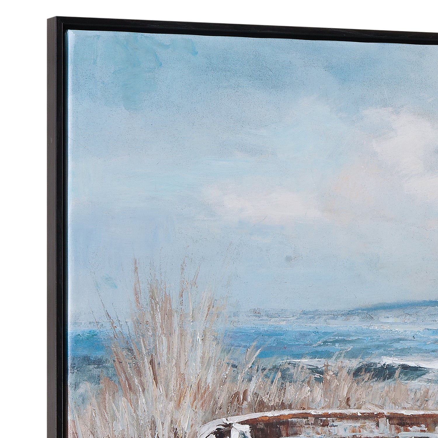 Bassett Mirror Mo Bay Framed Canvas Art