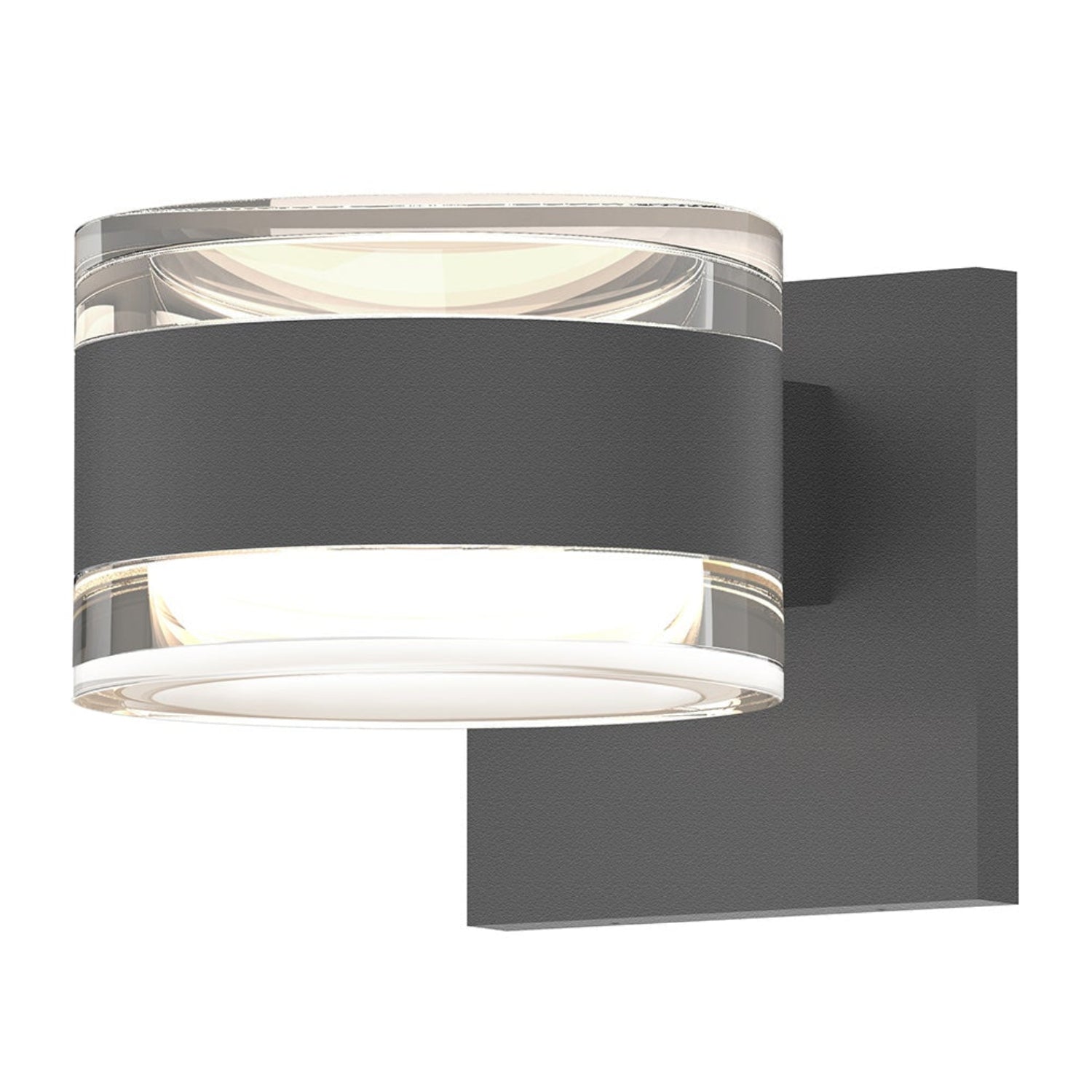 Sonneman Reals Textured Gray 7302.FH.FH.74-WL Wall Sconce