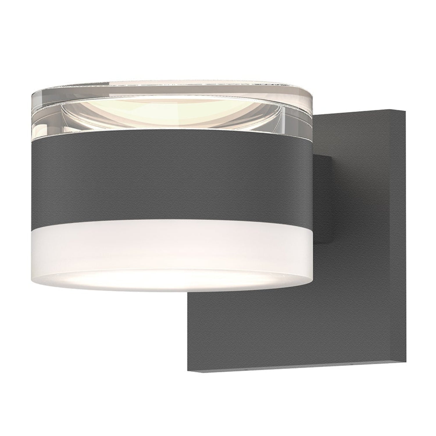 Sonneman Reals Textured Gray 7302.FH.FW.74-WL Wall Sconce