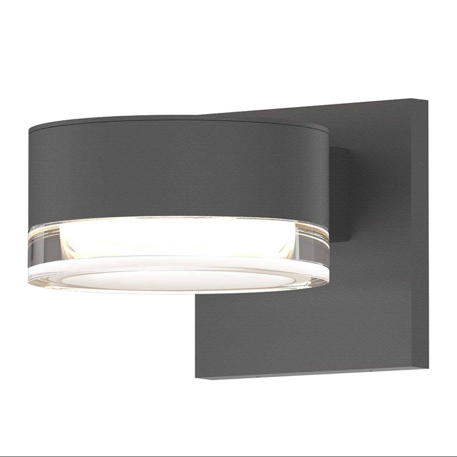 Sonneman Reals Textured Gray 7302.PL.FH.74-WL Wall Sconce