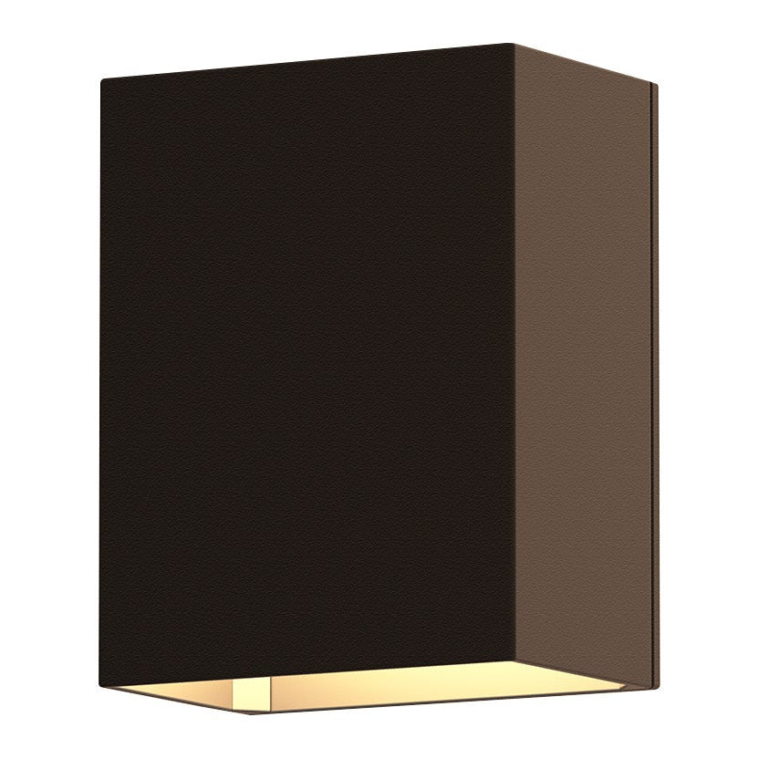 Sonneman Box Textured Bronze 7340.72-WL Wall Sconce