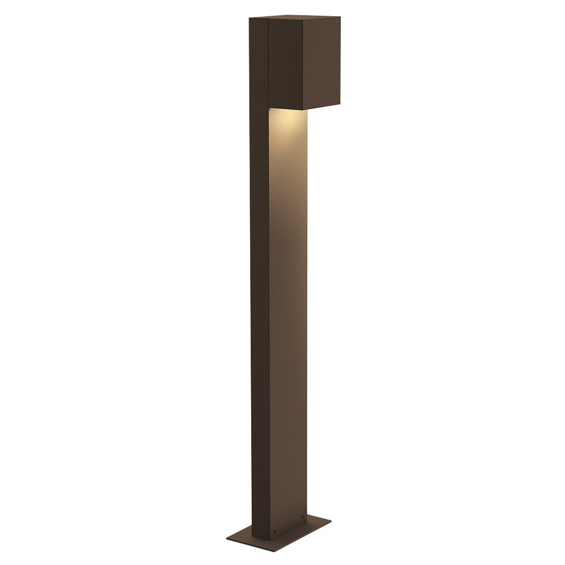 Sonneman Box Textured Bronze 7343.72-WL Led Luminaries Outdoor Pathway Lighting