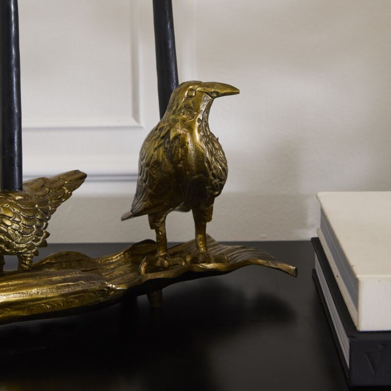 Three Ravens Candleholder