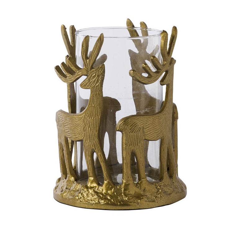 Deer Dance Votive Candleholder
