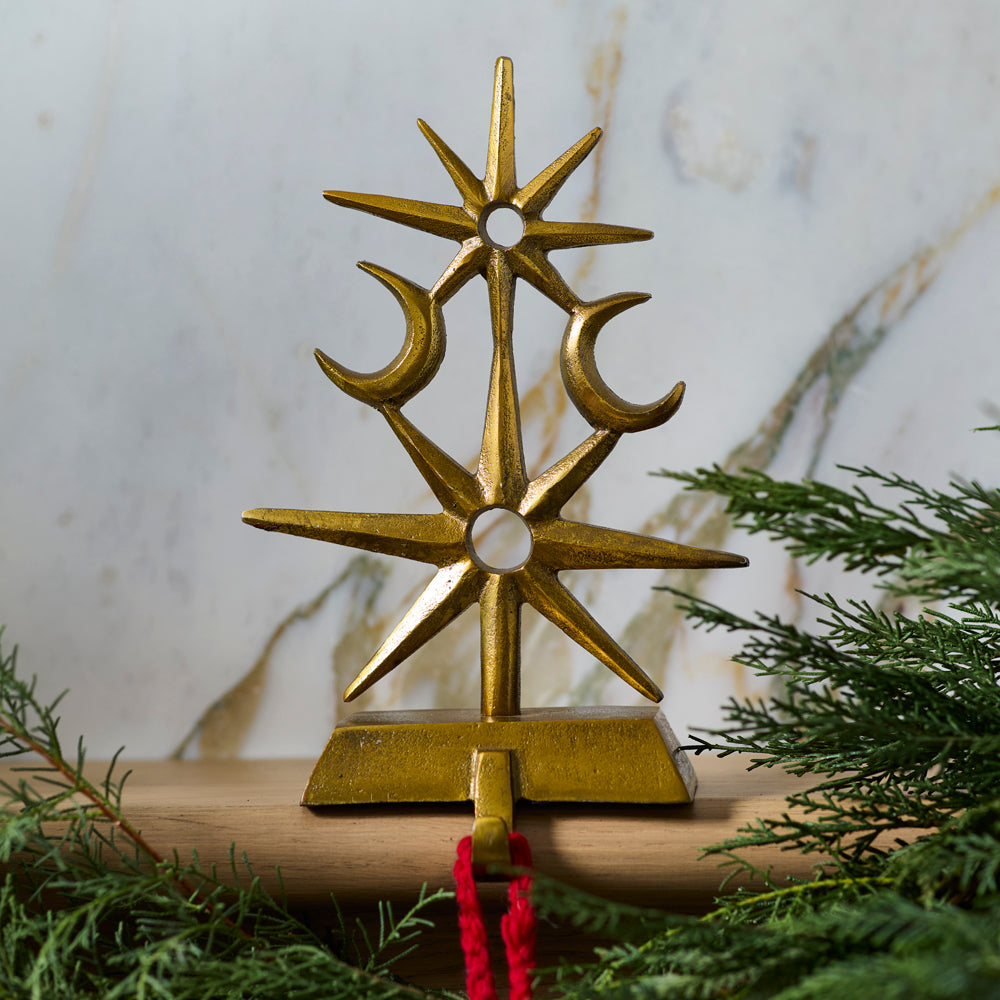 Starscape Gold Stocking Holder