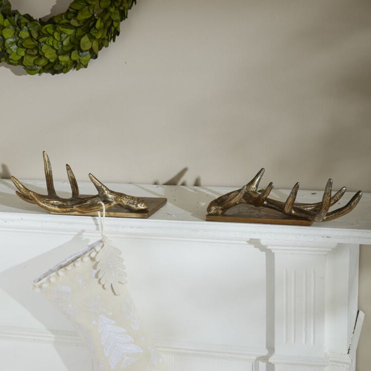 Antler Stocking Holder Set of 2