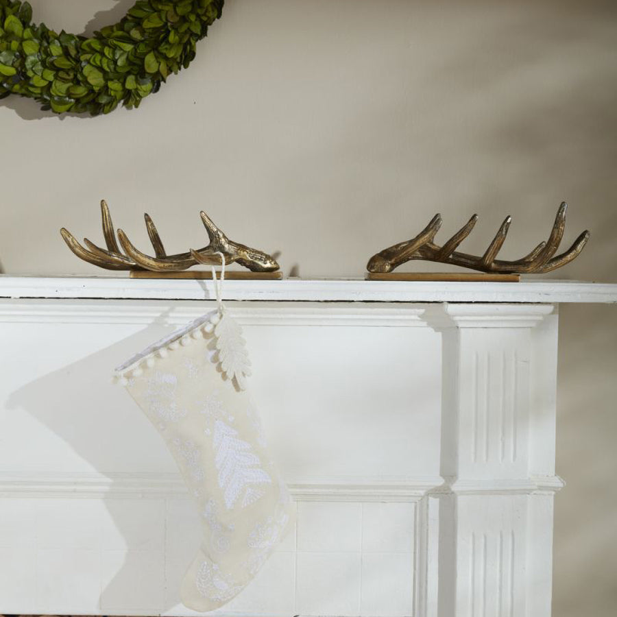 Polyresin Deer Antler Stocking Holder main image 0