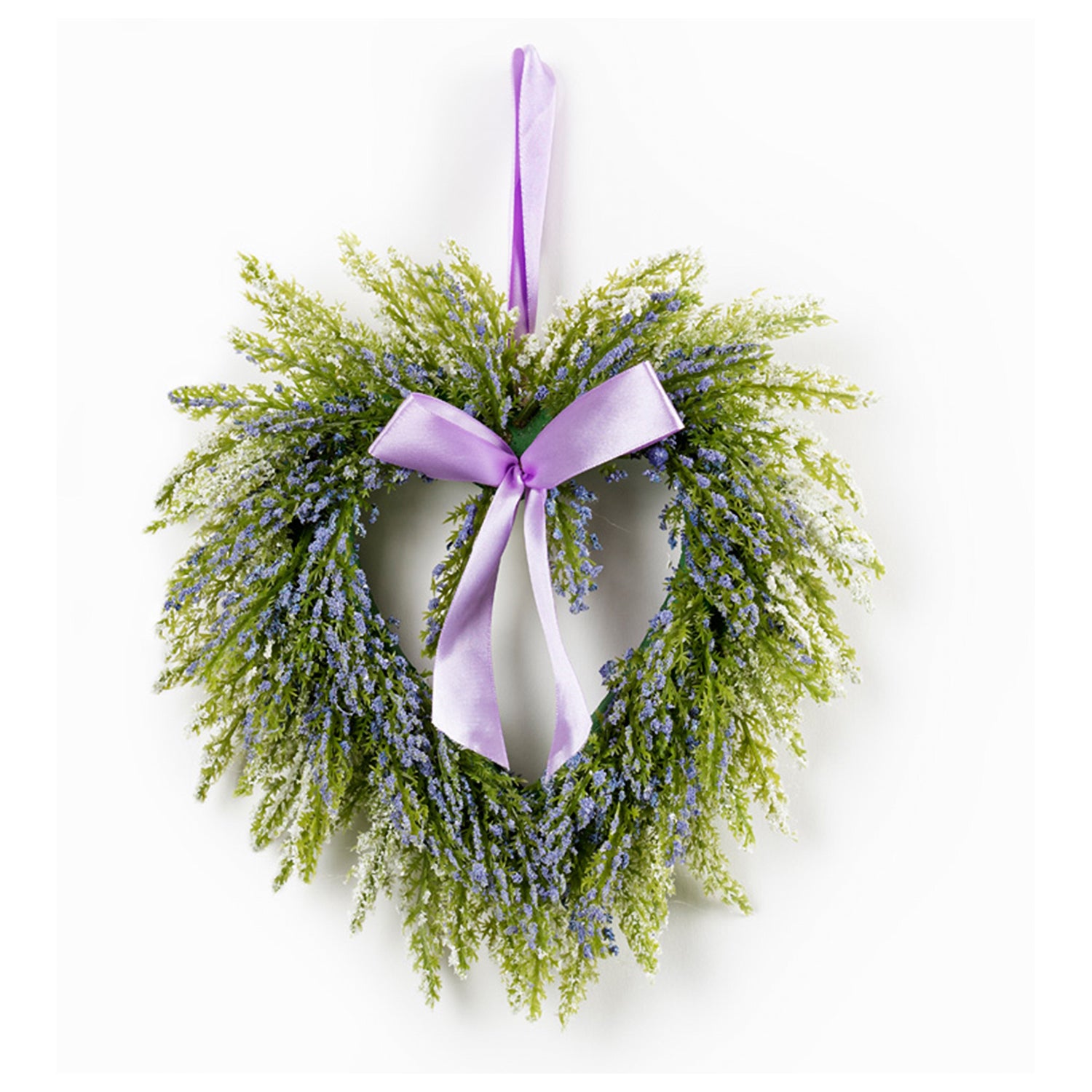 Lavender Twig Heart Wreath Set of 2