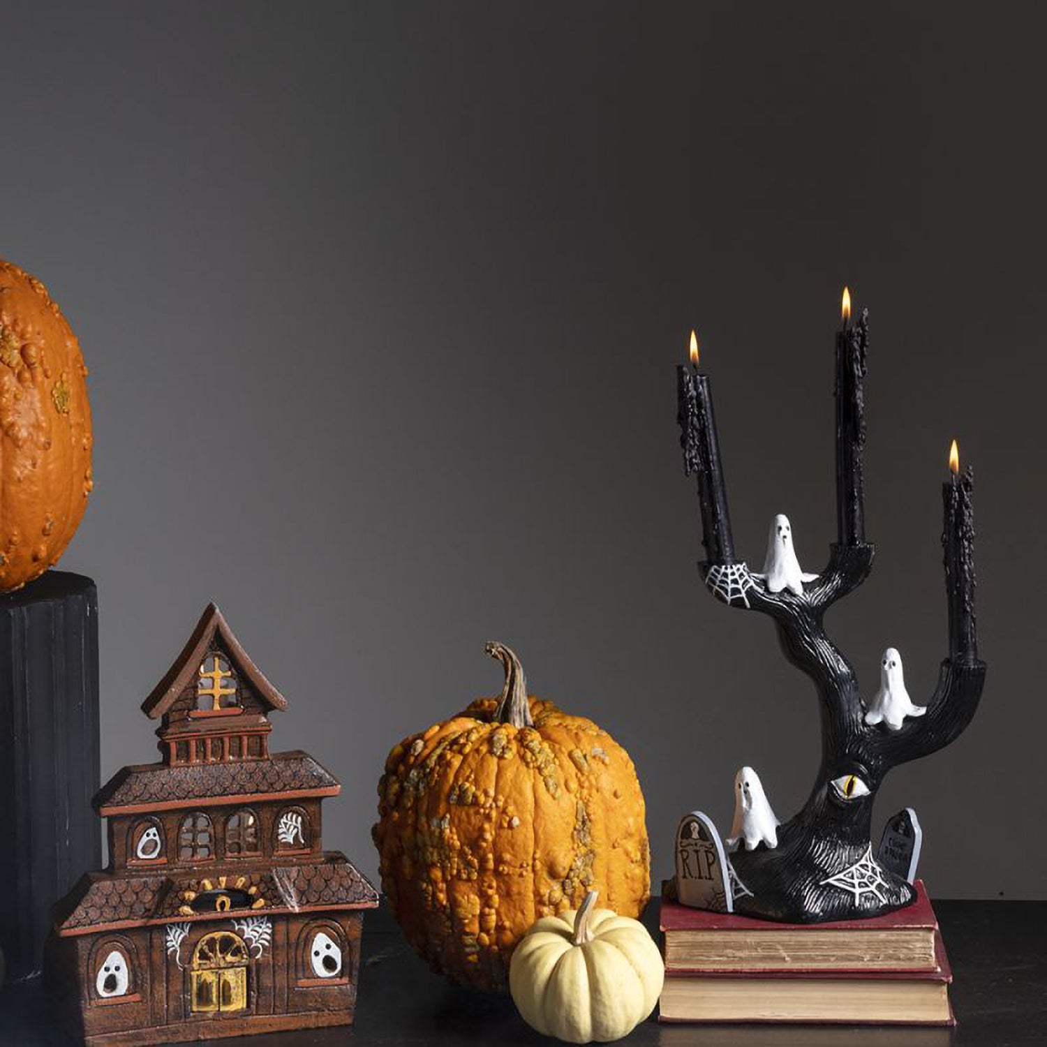 Graveyard Candle Holder Paynes Gray