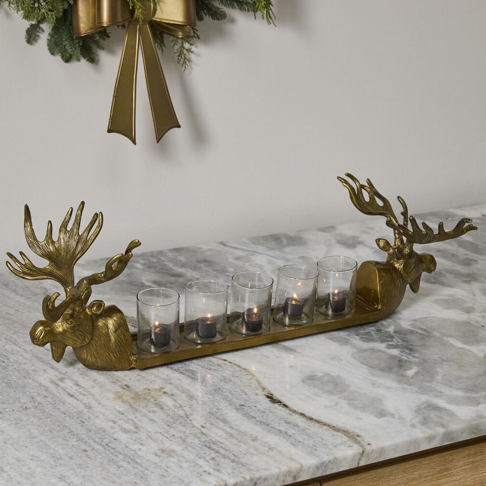 Moose Candleholder