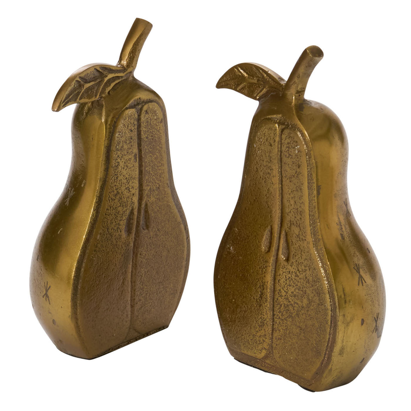 Golden Pear Bookend Set