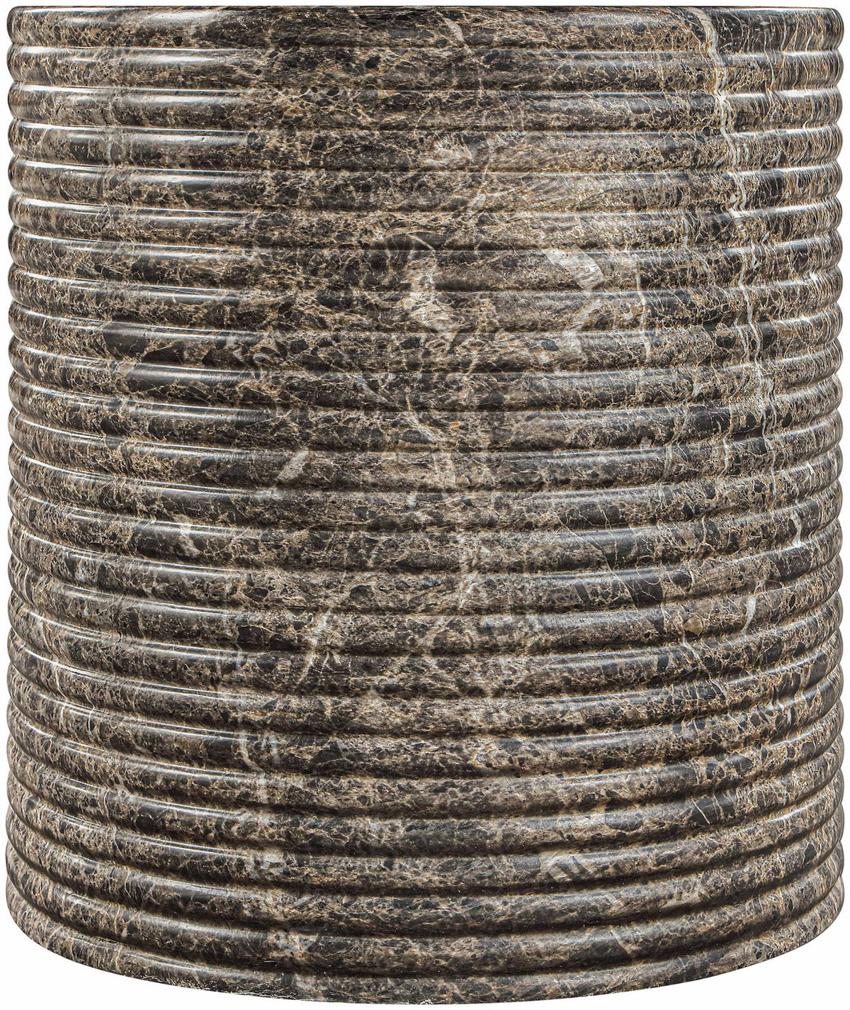 Rapallo Brown Concrete Indoor/Outdoor End Table Set of 2