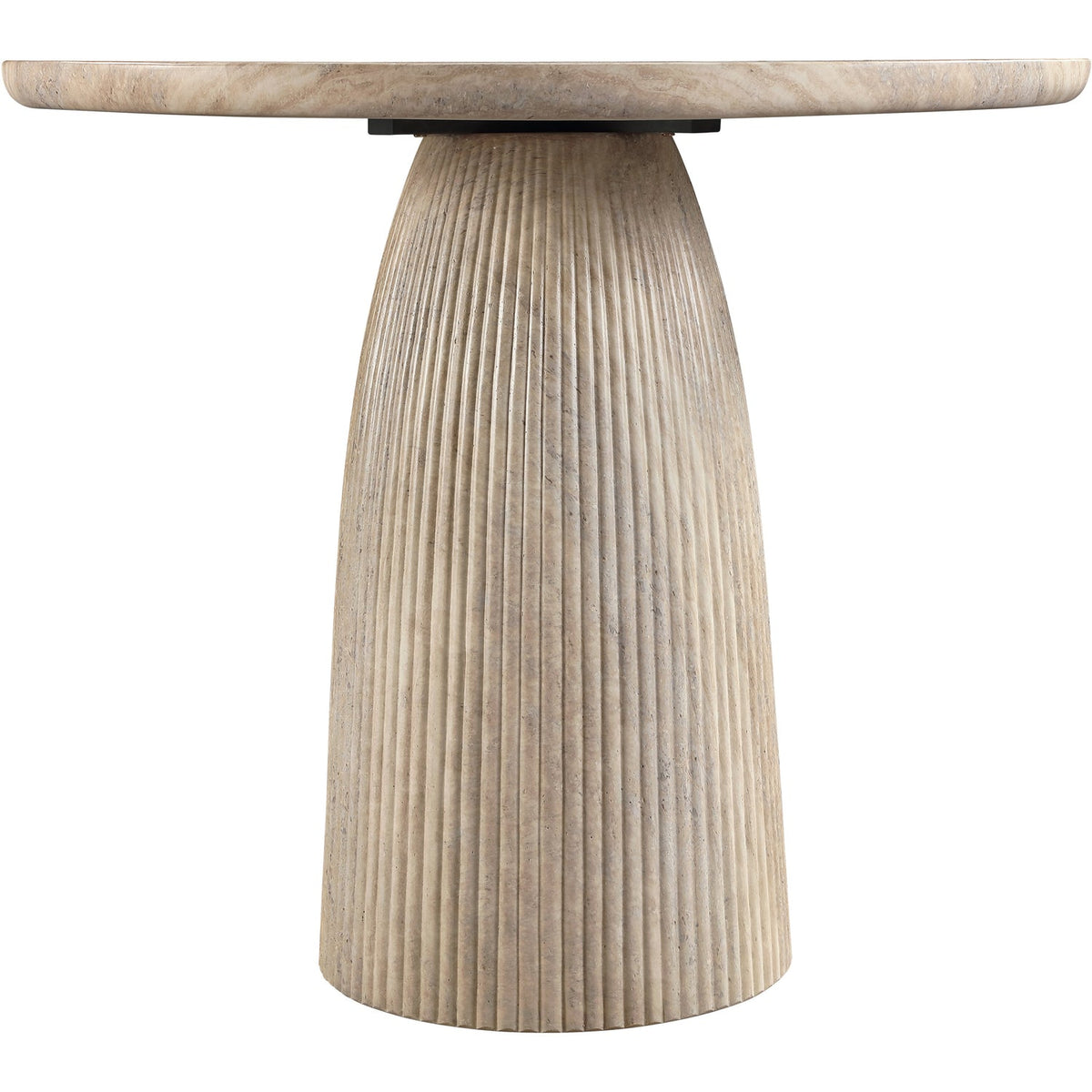 Venosa 42in Travertine Concrete Indoor/Outdoor Counter Table
