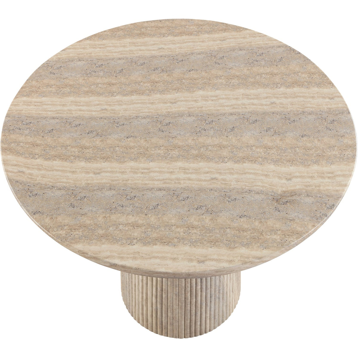 Venosa 42in Travertine Concrete Indoor/Outdoor Counter Table