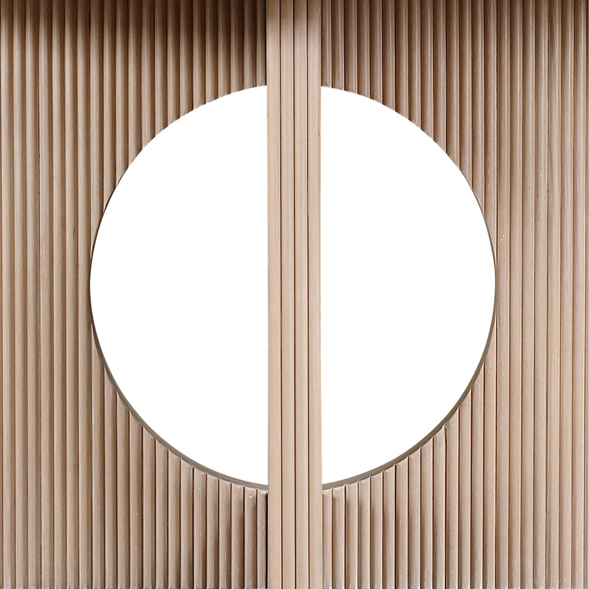 Rivas 54in Natural Wood And Veneer Dining Table