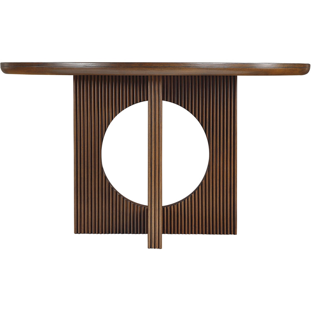 Rivas 54in Walnut Wood And Veneer Dining Table