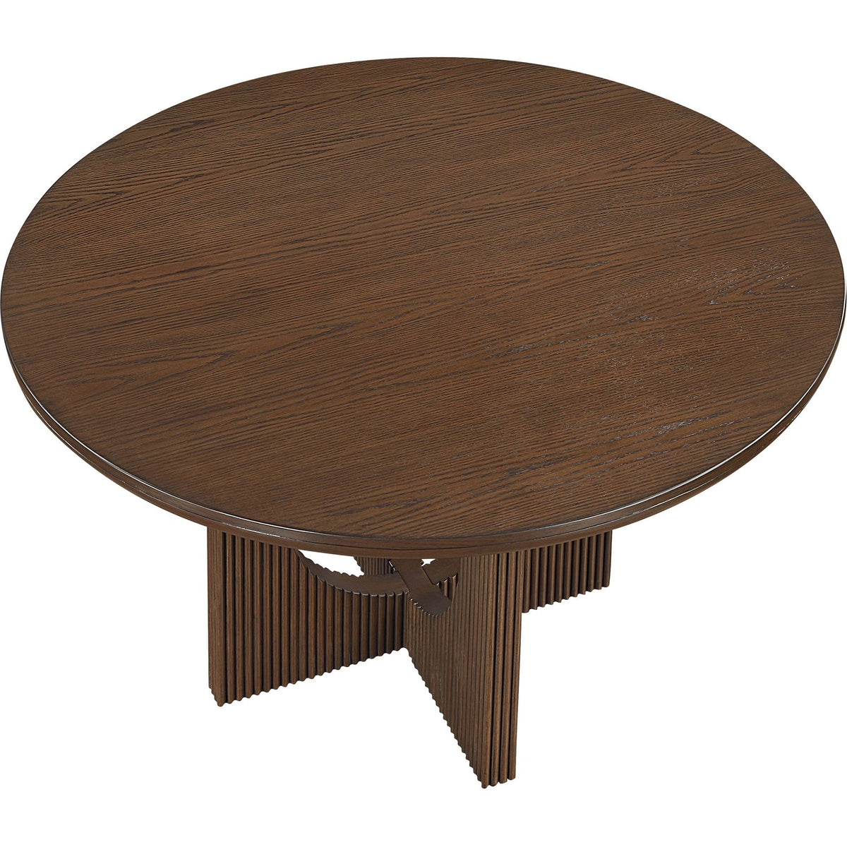 Rivas 54in Walnut Wood And Veneer Dining Table