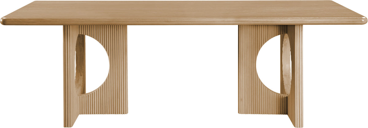 Rivas 94in Natural Wood And Veneer Dining Table