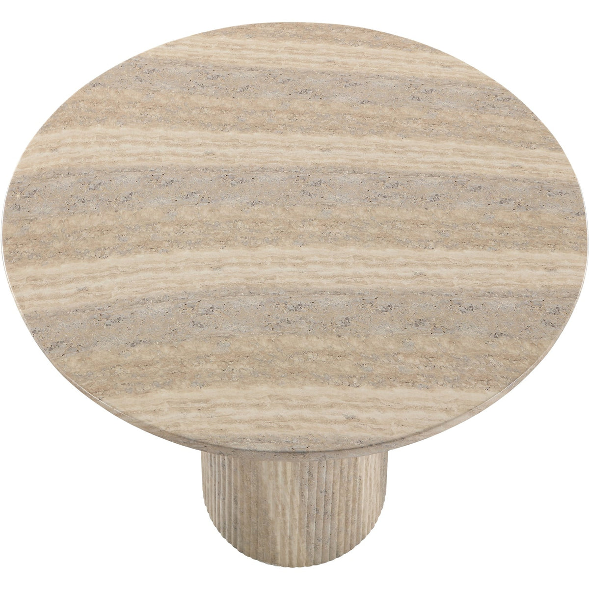 Venosa 42in Travertine Concrete Indoor/Outdoor Bar Table