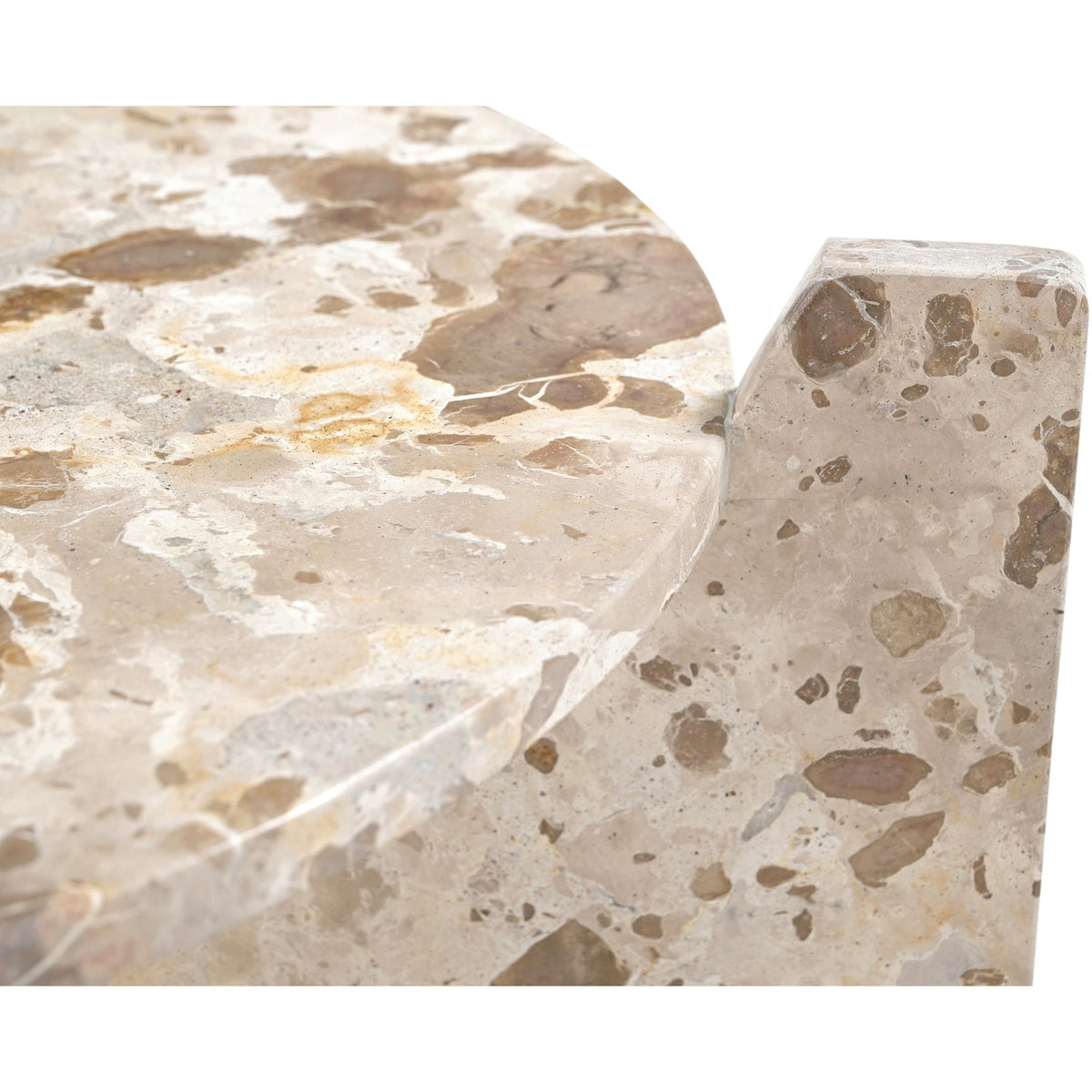 Soriano Beige Genuine Marble Coffee Table
