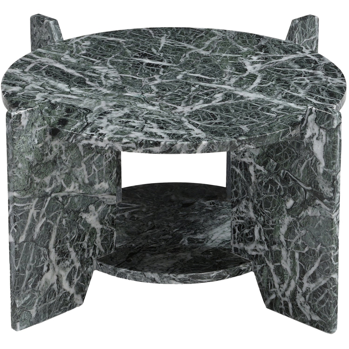 Soriano Green Genuine Marble Coffee Table