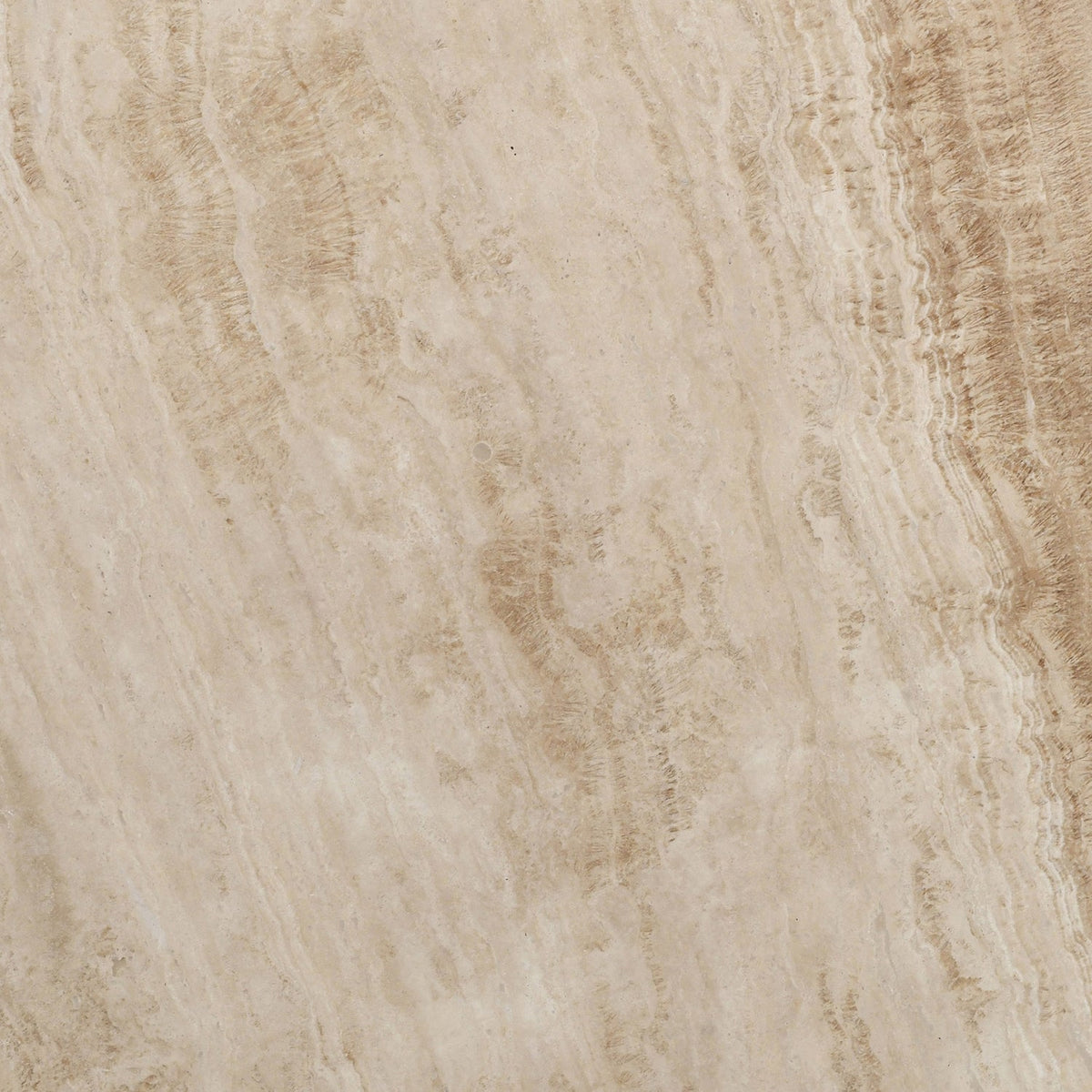 Solstice Brown Travertine And Mango Wood End Table Set of 2