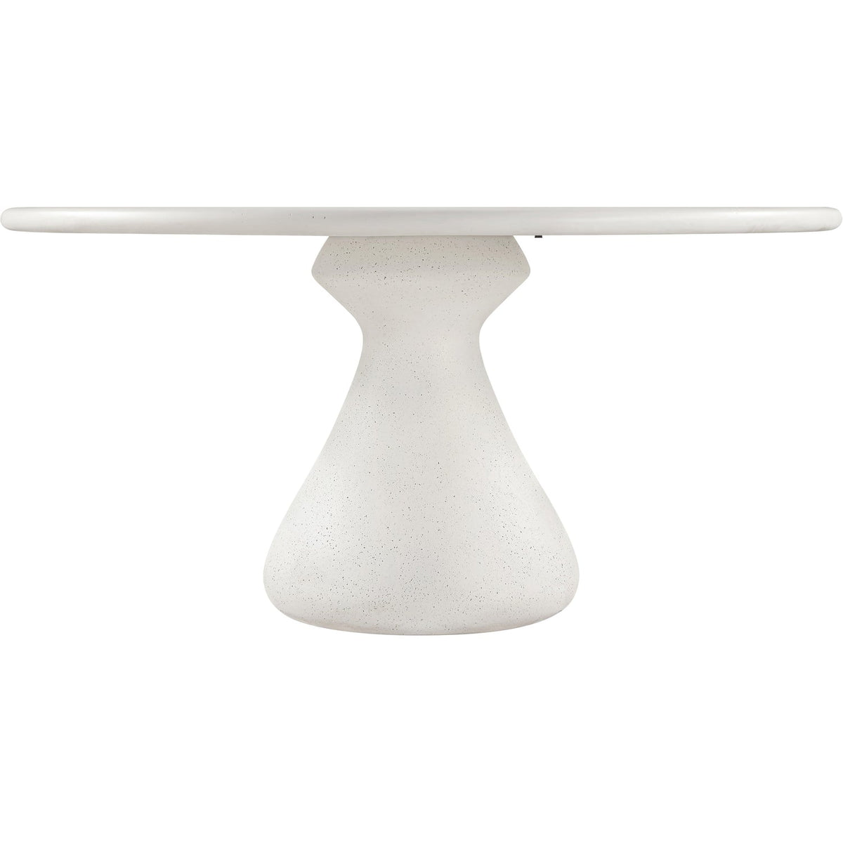 Sano 60in Cream Concrete Indoor/Outdoor Dining Table