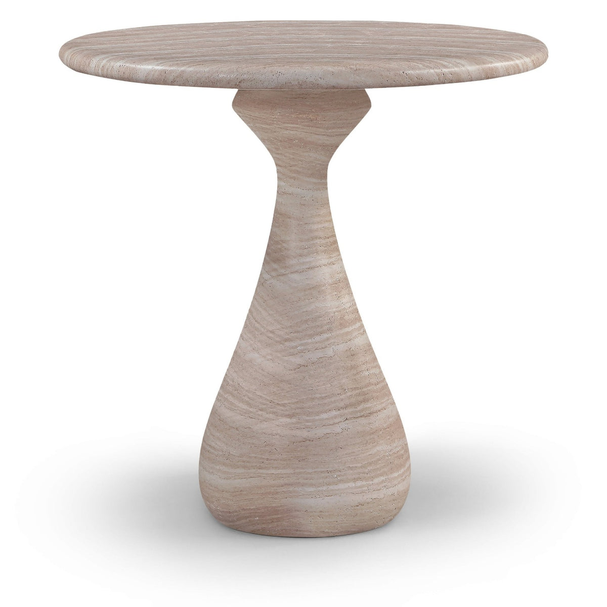 Sano 36" Travertine Concrete Indoor / Outdoor Counter Table in travertine-finish concrete, primary product view
