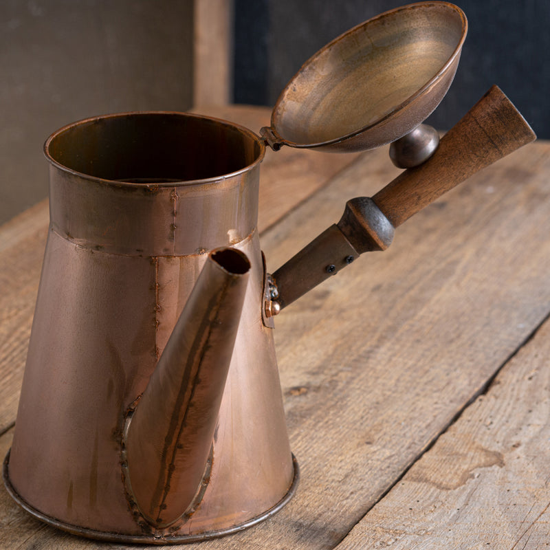 Copper Coffee Pot with Handle