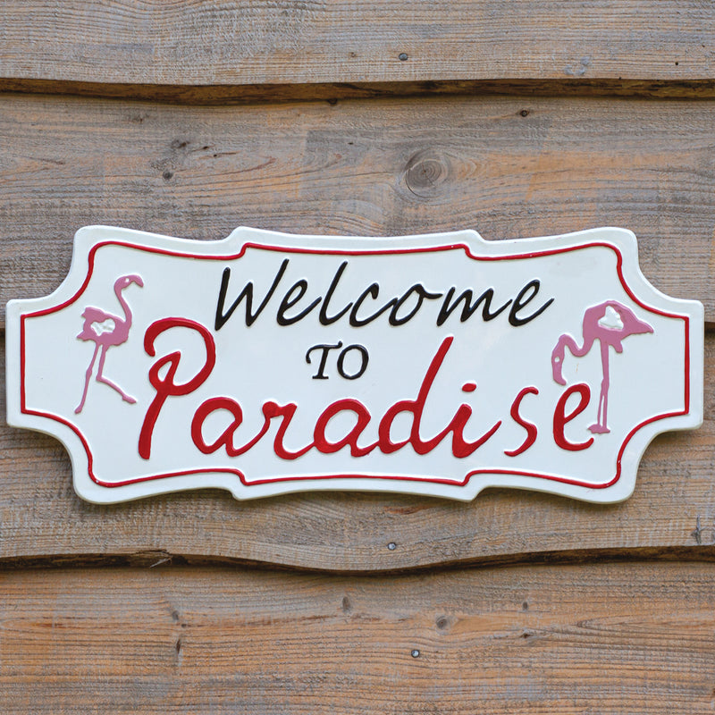 Welcome To Paradise Wall Art
