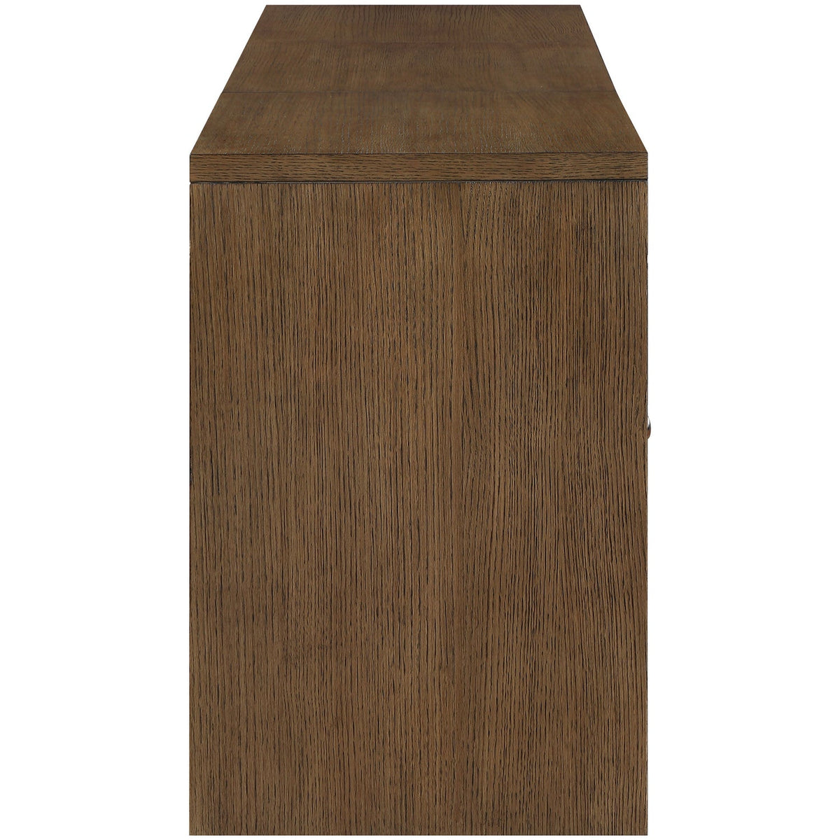 Vero Brown Cane Solid Wood And Oak Veneer 3 Piece Sideboard/Buffet