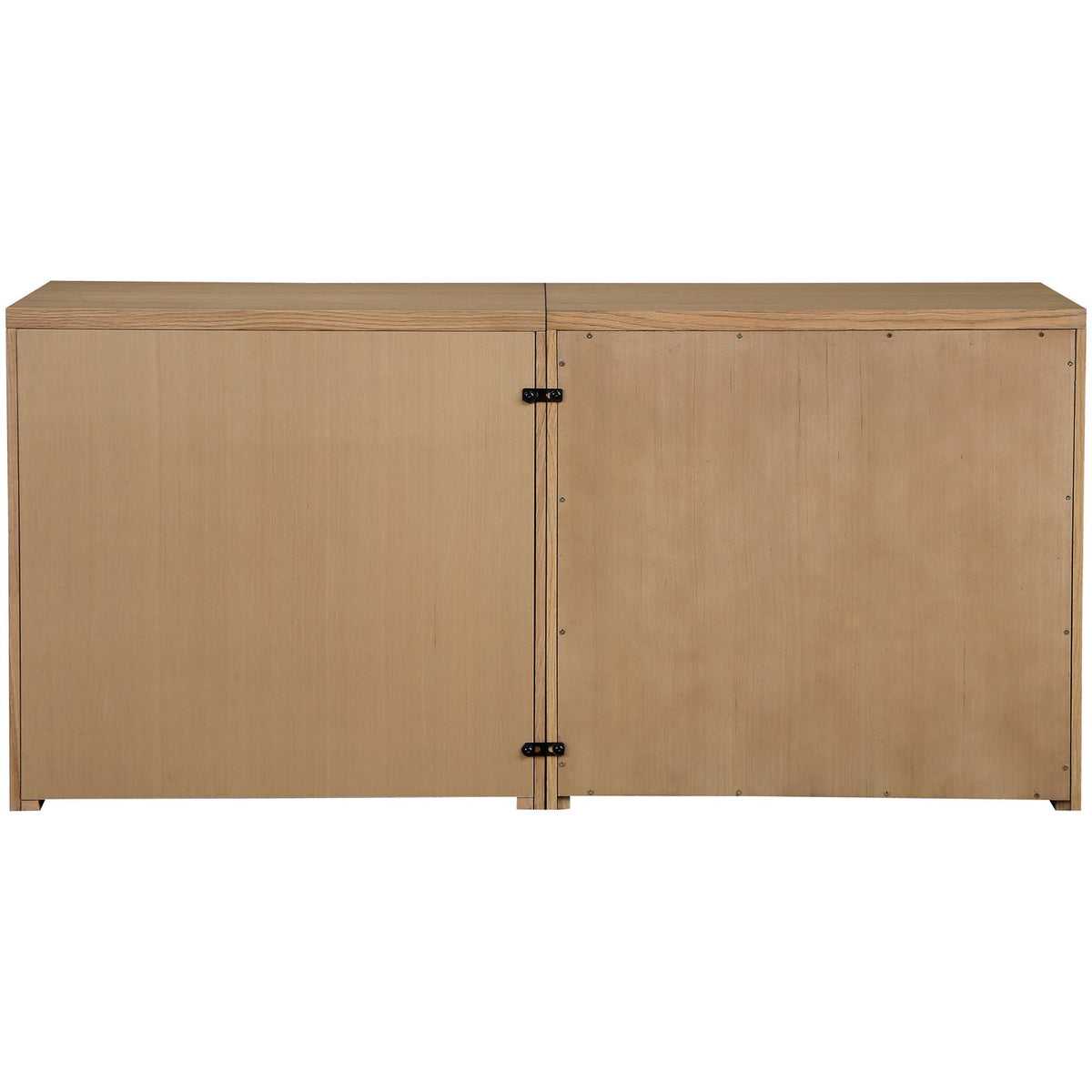 Vero Natural Cane Solid Wood And Oak Veneer 2 Piece Sideboard/Buffet
