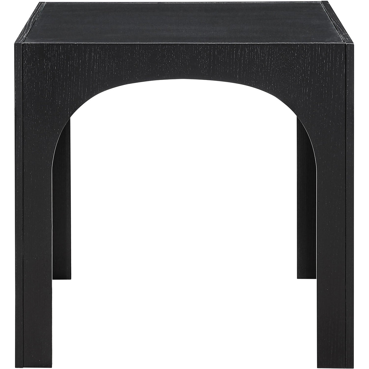 Waldorf 36.25in Black Tempered Glass Top Counter Table
