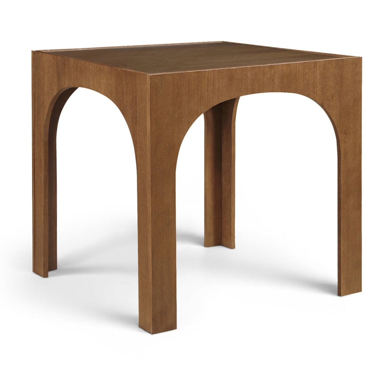 Waldorf 36.25" Brown Tempered Glass Top Counter Height Table in brown tempered glass, primary product view