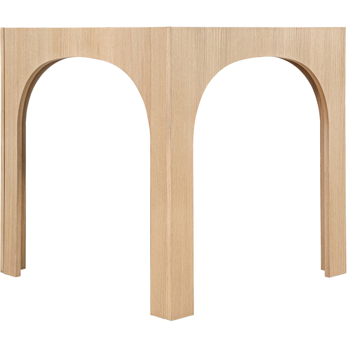 Waldorf 36.25in Natural Tempered Glass Top Counter Table