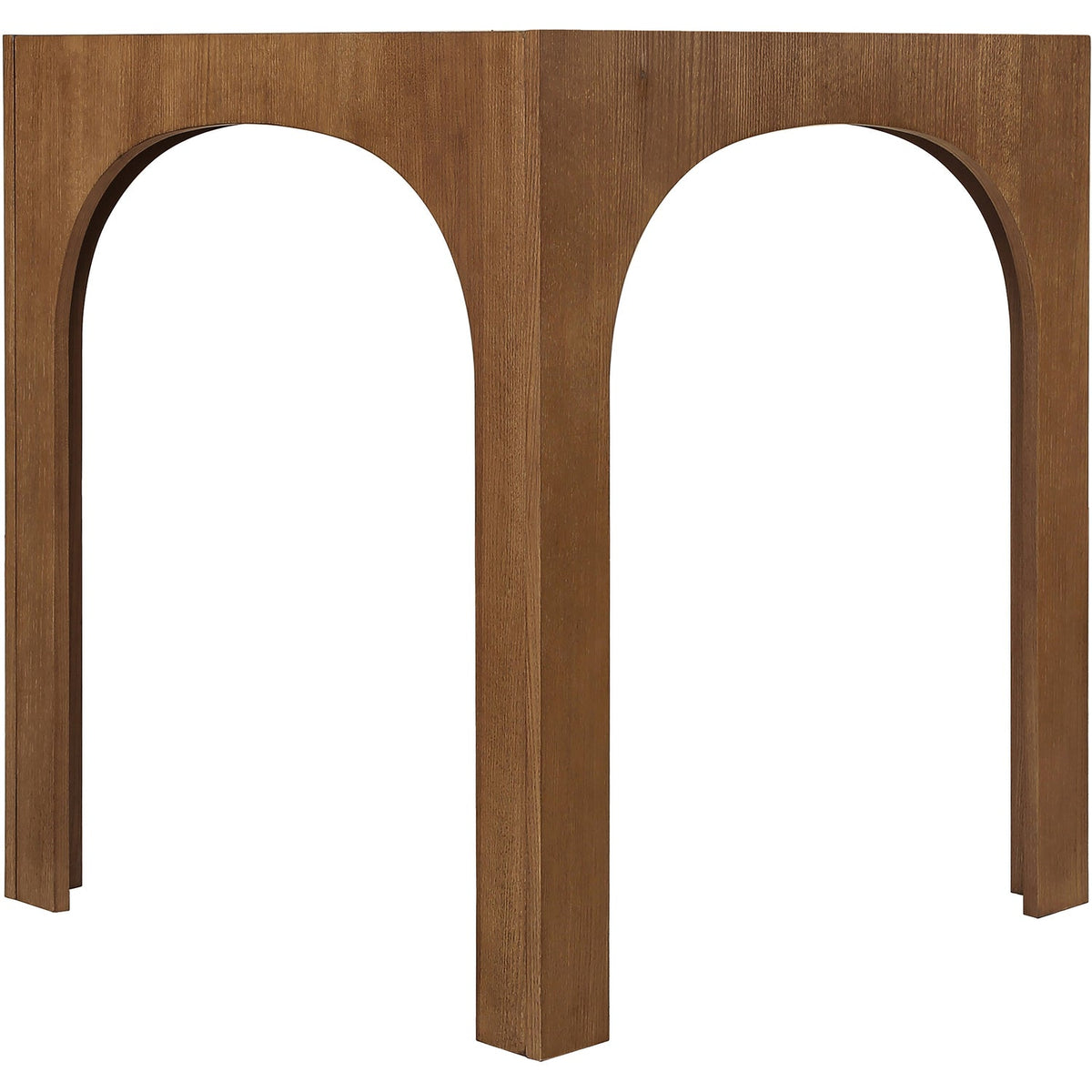 Waldorf 36.25in Brown Tempered Glass Top Bar Height Table