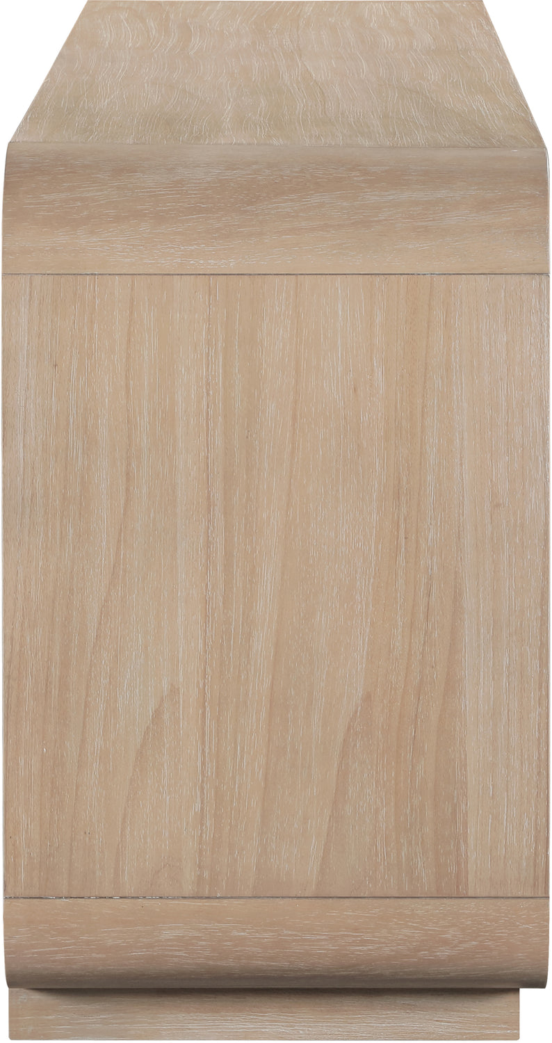 Windsor Natural Solid Wood And Natural Cane Sideboard Buffet