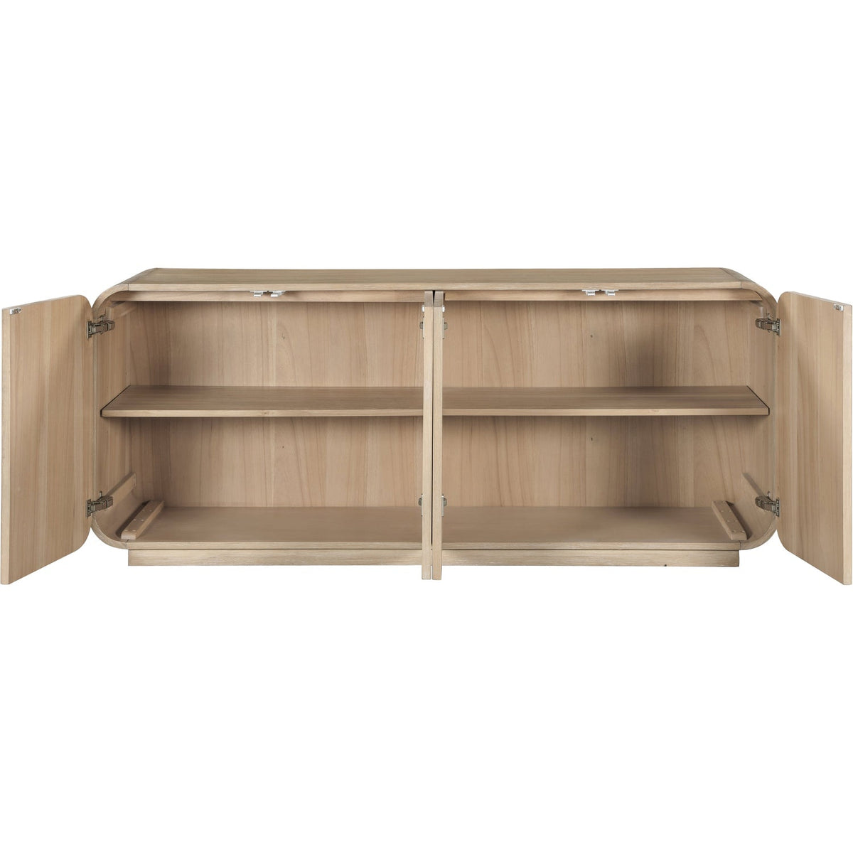 Windsor Natural Solid Wood And Natural Cane Sideboard Buffet