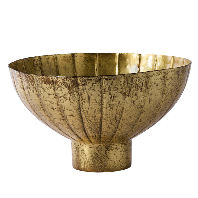 Golden Shine Footed Bowl Set of 2