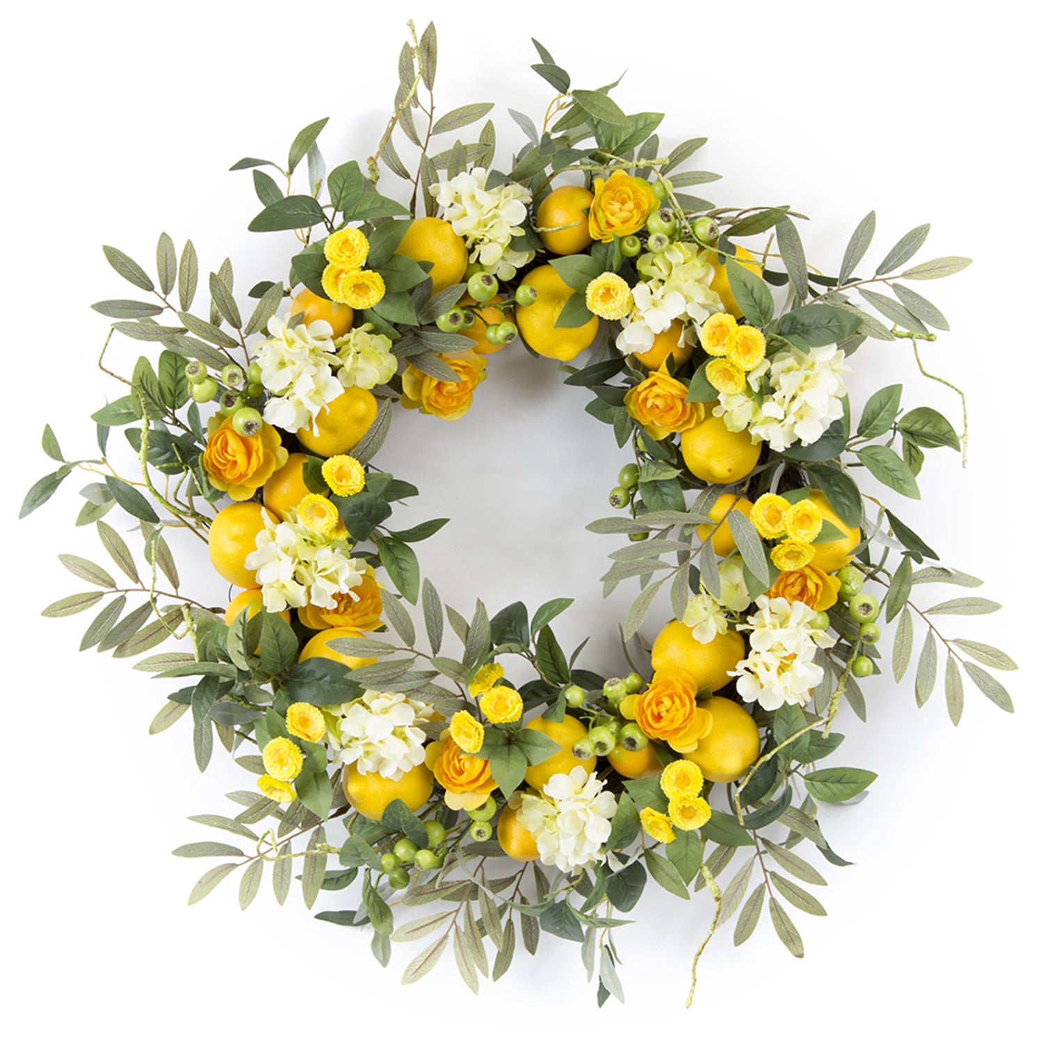 Lemon Floral Wreath