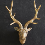Retro Deer Head Sculpture Wall Art