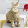 Gold Rabbit Sculpture