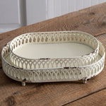 Chantilly Tabletop Tray Set of 2